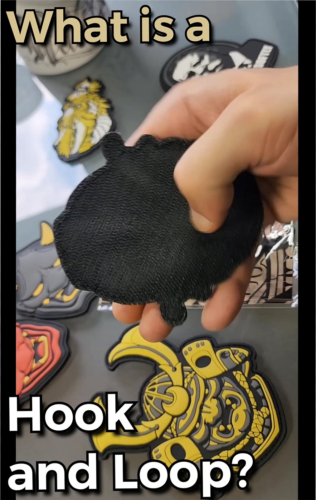 TENGU パッチ　2個セット Amazon.com: Red Japanese Tengu Mask PVC Morale Tactical Patch